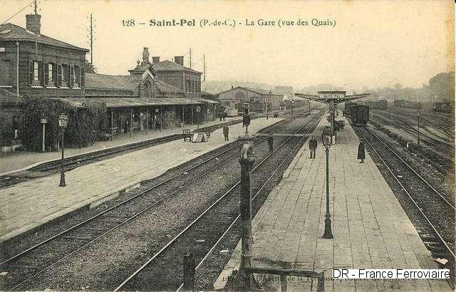 La gare de bifurcation de Saint-Pol-sur-Ternoise