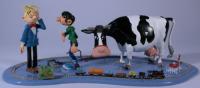 Gaston et Fantasio, la vache et le train lectrique